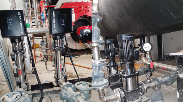 Industrial Steam Boiler Pump Systems | DMT Mekanik ⏐ Grundfos Pump