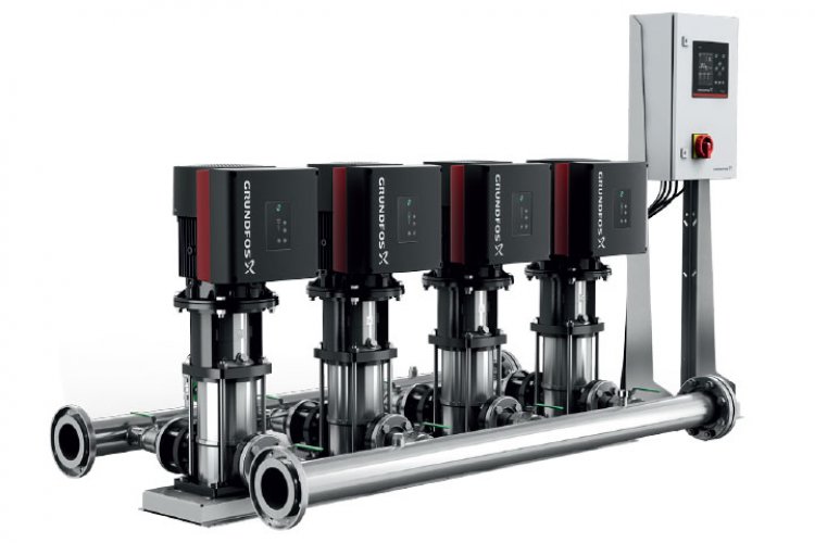 GRUNDFOS-Hydro MPC-E Booster set with integrated frequency converters | DMT Mekanik